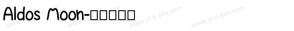 Aldos Moon字体转换